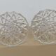 Paire de bougeoirs en cristal