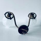 Art Deco wall lamp double fires