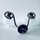 Art Deco wall lamp double fires