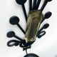 Mid-century modern Danish candle holders in metal and glass by Dantoft, 1960s, set of 2.
