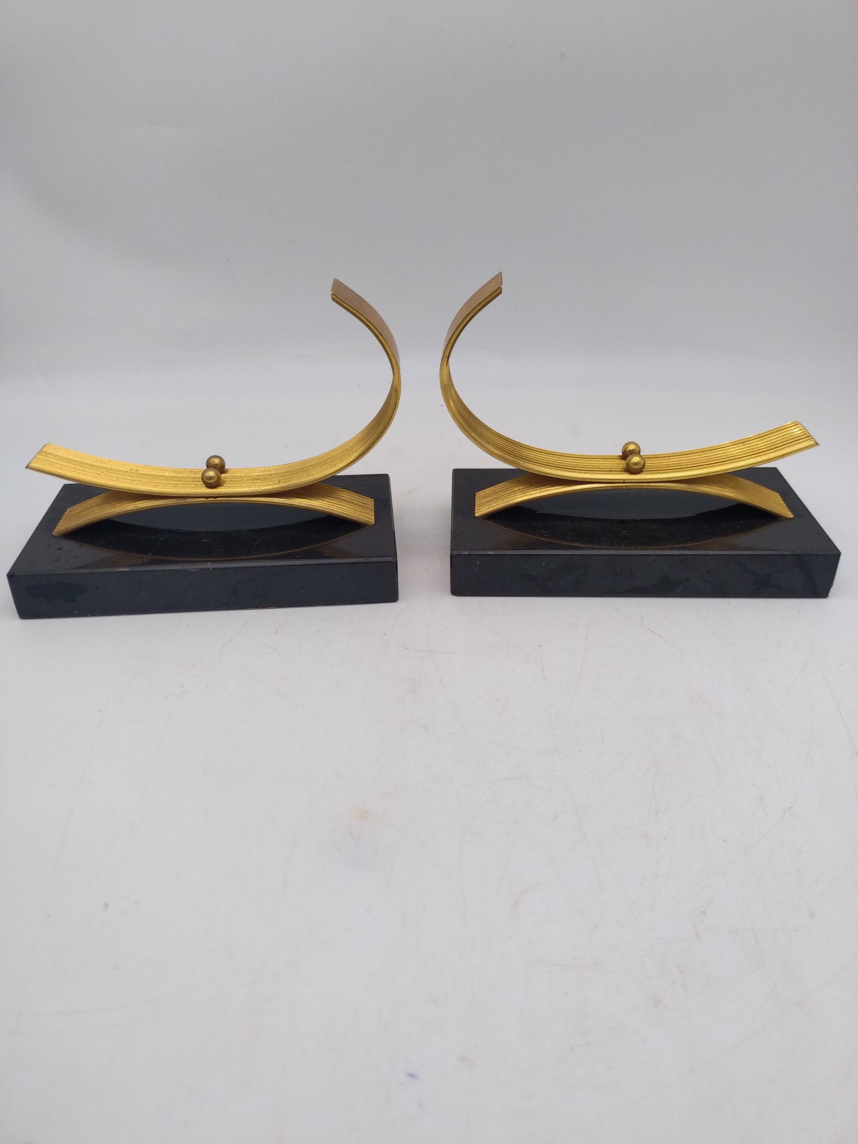 Gold Starry bookends.