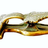 Pince à courrier en bronze patiné « fibule mérovingienne n° 221 » max le verrier