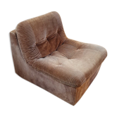 Chauffeuse vintage velours
