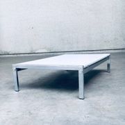 Postmodern Italian Carrara Marble Low Coffee Table, 1970s