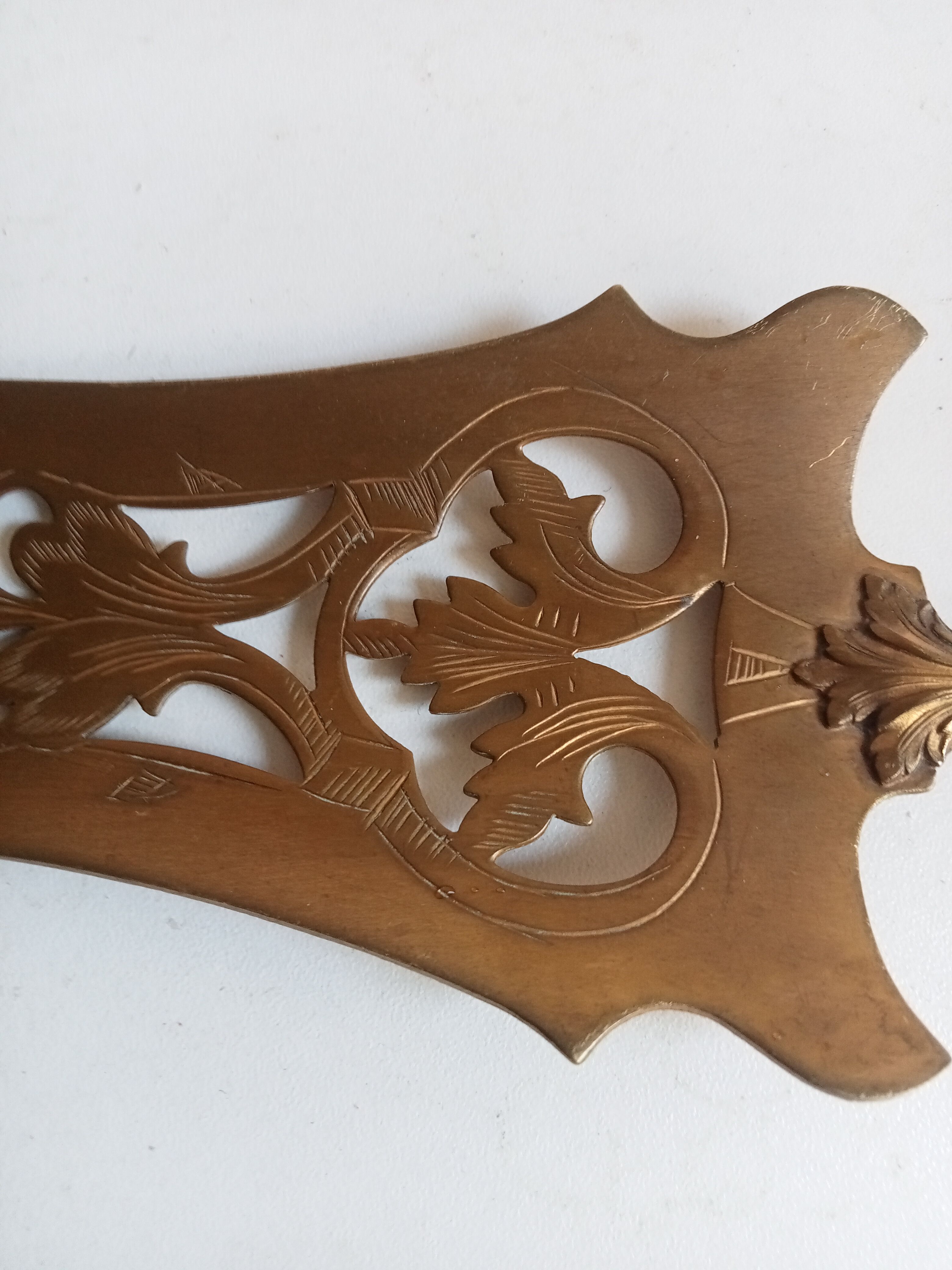 Pie peel XIXth in filled silver and vermeil