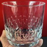 Tableware crystal ice bucket H 15.5 cm, diameter 15 cm