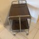 Desserte roulante pliante vintage