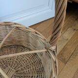 Wicker bottle basket