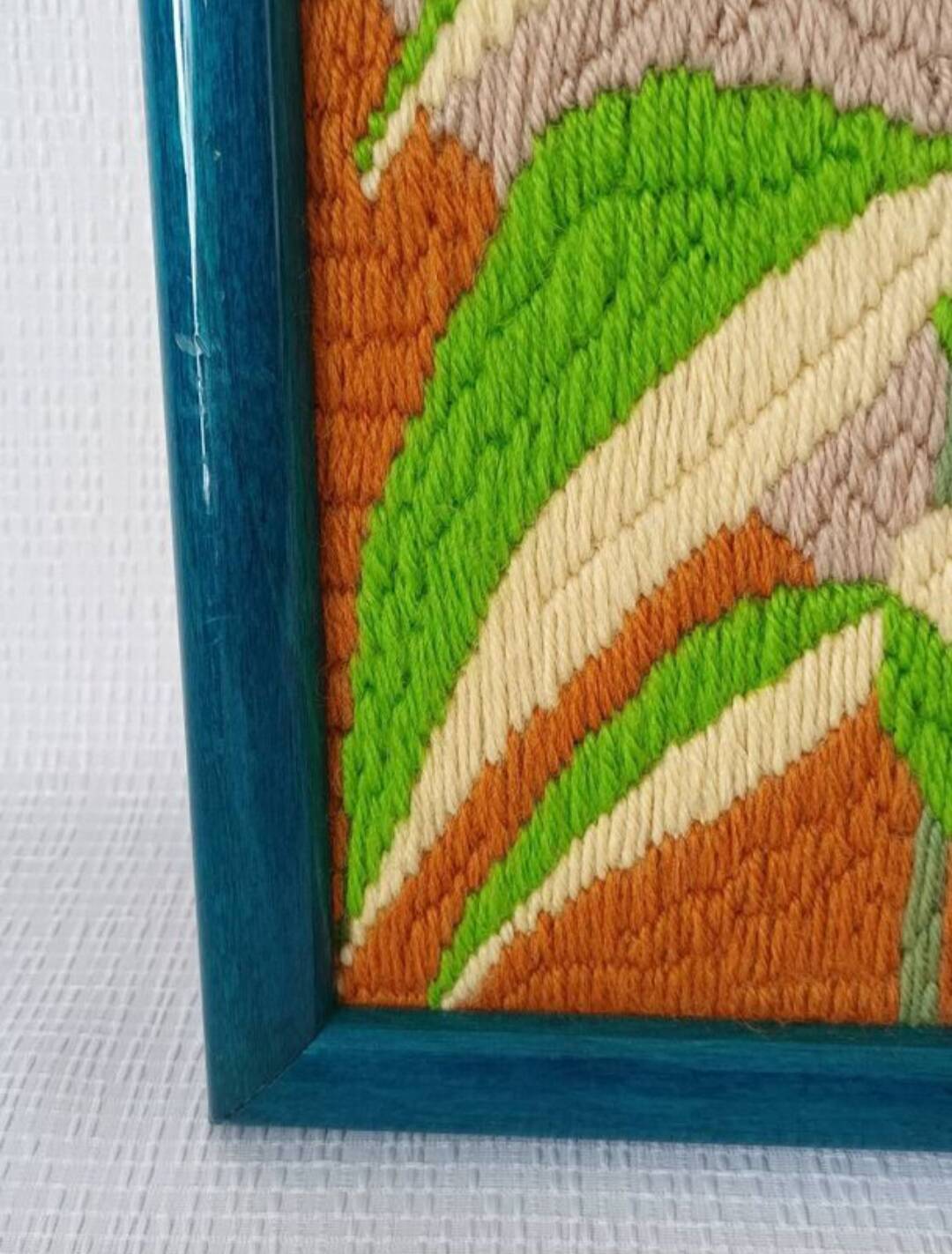 Vintage wool tapestry 1970