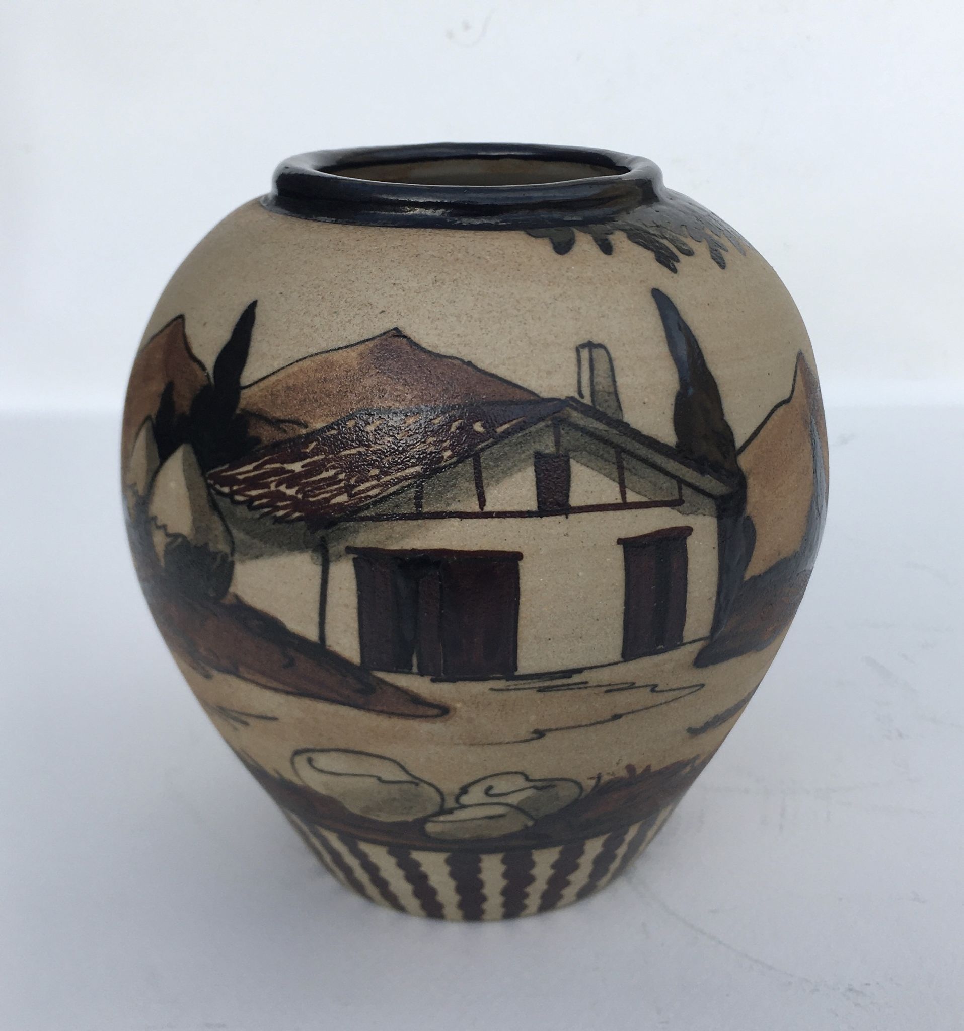 Vase en grès de Ciboure  Etienne Vilotte
