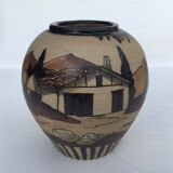 Ciboure Etienne Vilotte sandstone vase