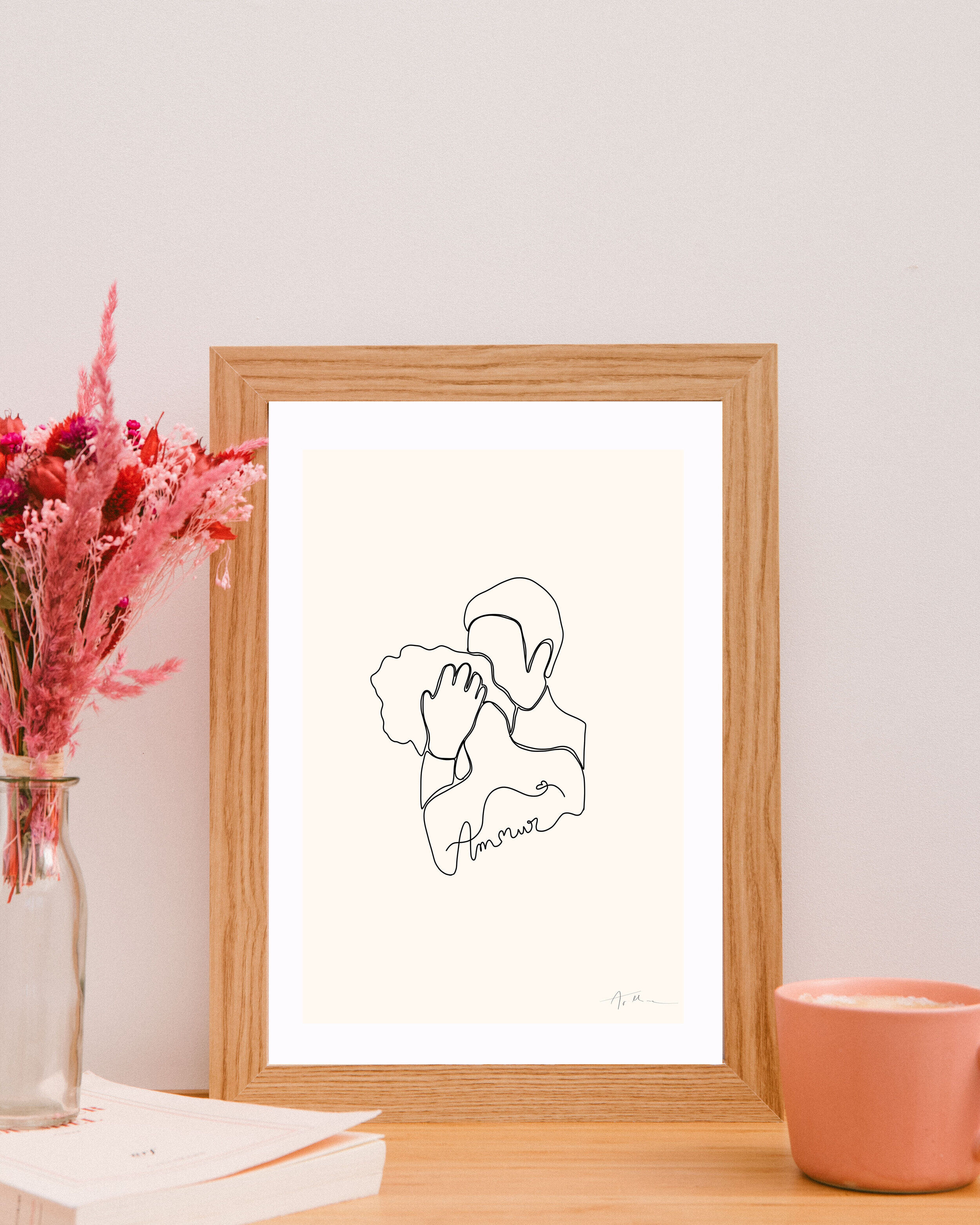 "ink - love" illustration