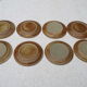 8 stoneware dessert plates