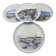 Hand painted porcelain plate with landscape decoration