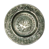 Chinese plate in bronze