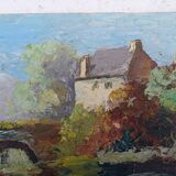 Oil on Panels 19th by F.Castet
