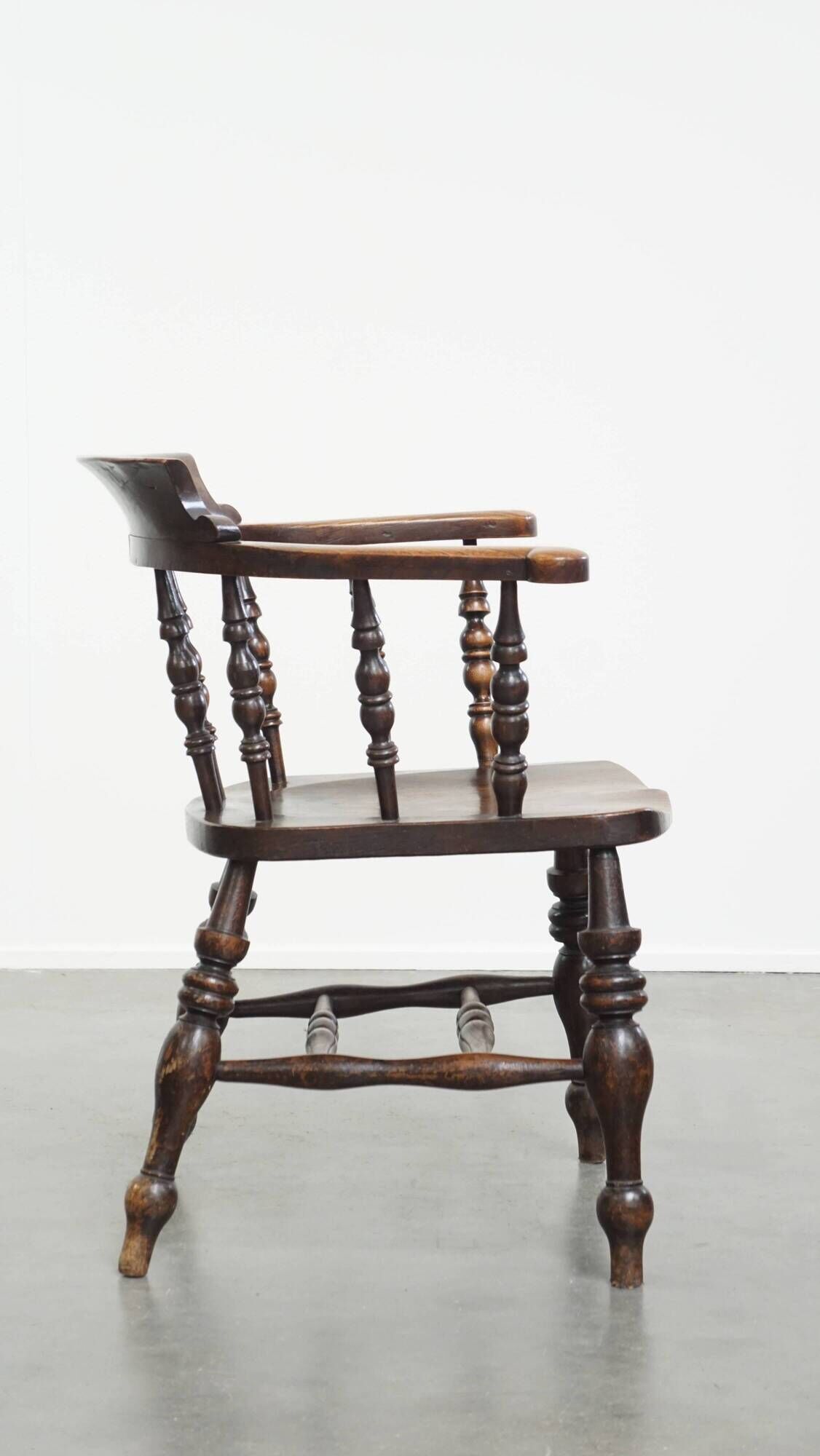 English antique side/desk/captain's chair from the early 1800s