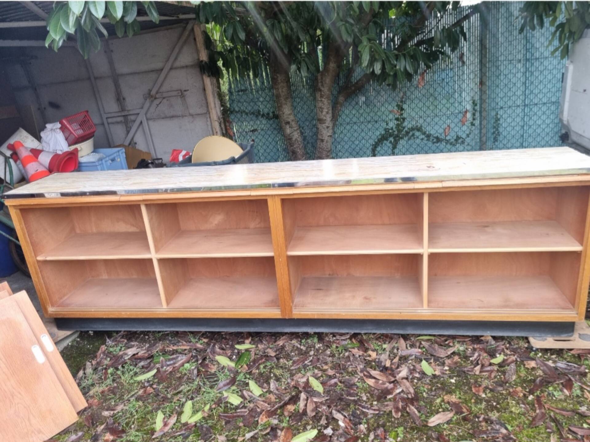 Old workshop counter furniture