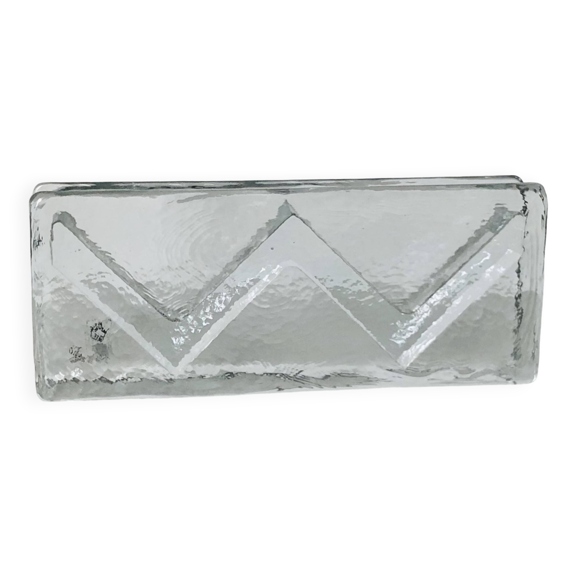 Murano glass pocket emptier by Leucos, Italy 1970s