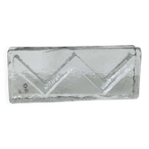 Vide-poche en verre de Murano par Leucos, Italie années 70