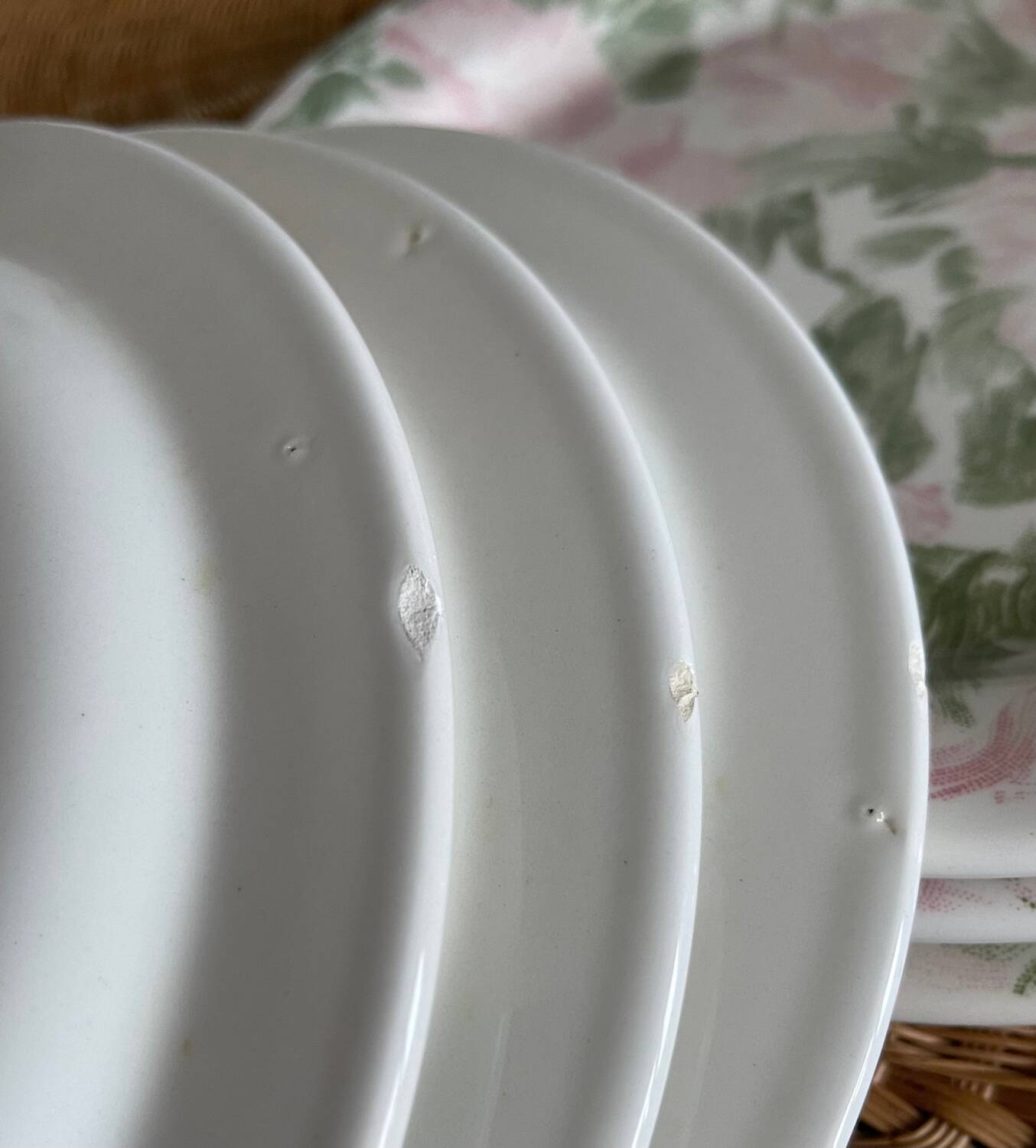 6 Quadrifoglio dessert plates.