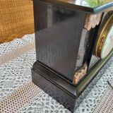 Black marble clock