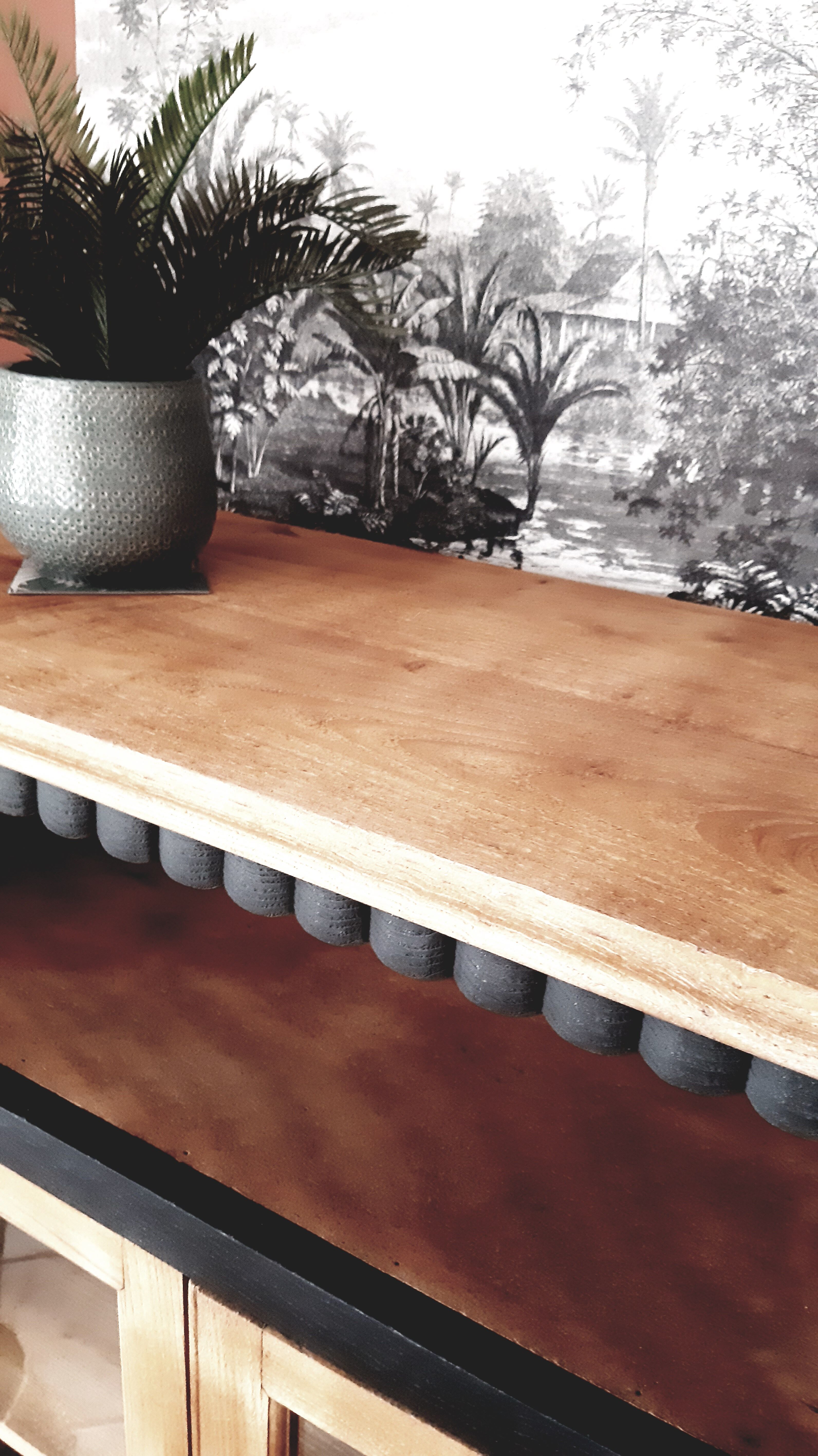 Vintage showcase furniture