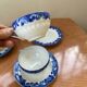 3 Japanese fine porcelain cups and saucers