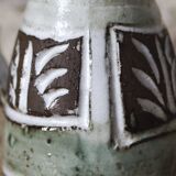 1950s enameled ceramic pitcher