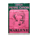 Original poster Marlenedietrich Cardin mouth