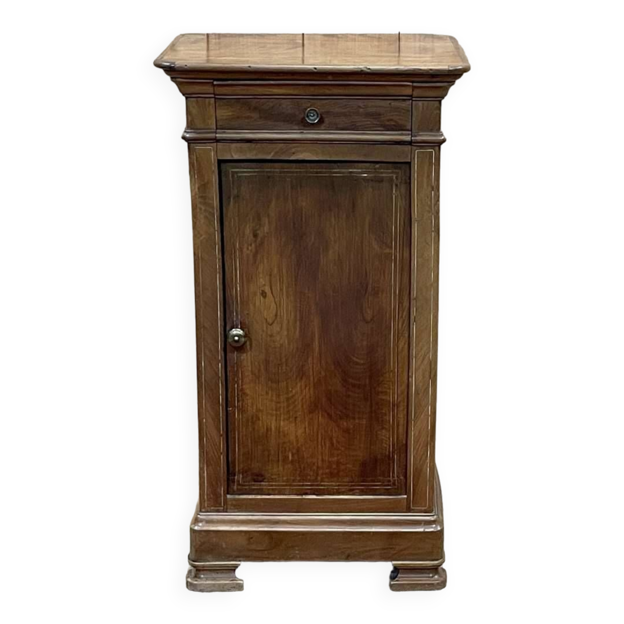 Late 19th century fruit wood bedside table