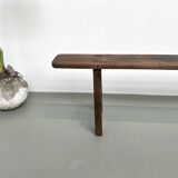 Antique bench in solid oak
