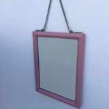 Pink 24x31cm metal mirror