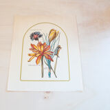 2 botanical plates from art and decor 104 serie 1
