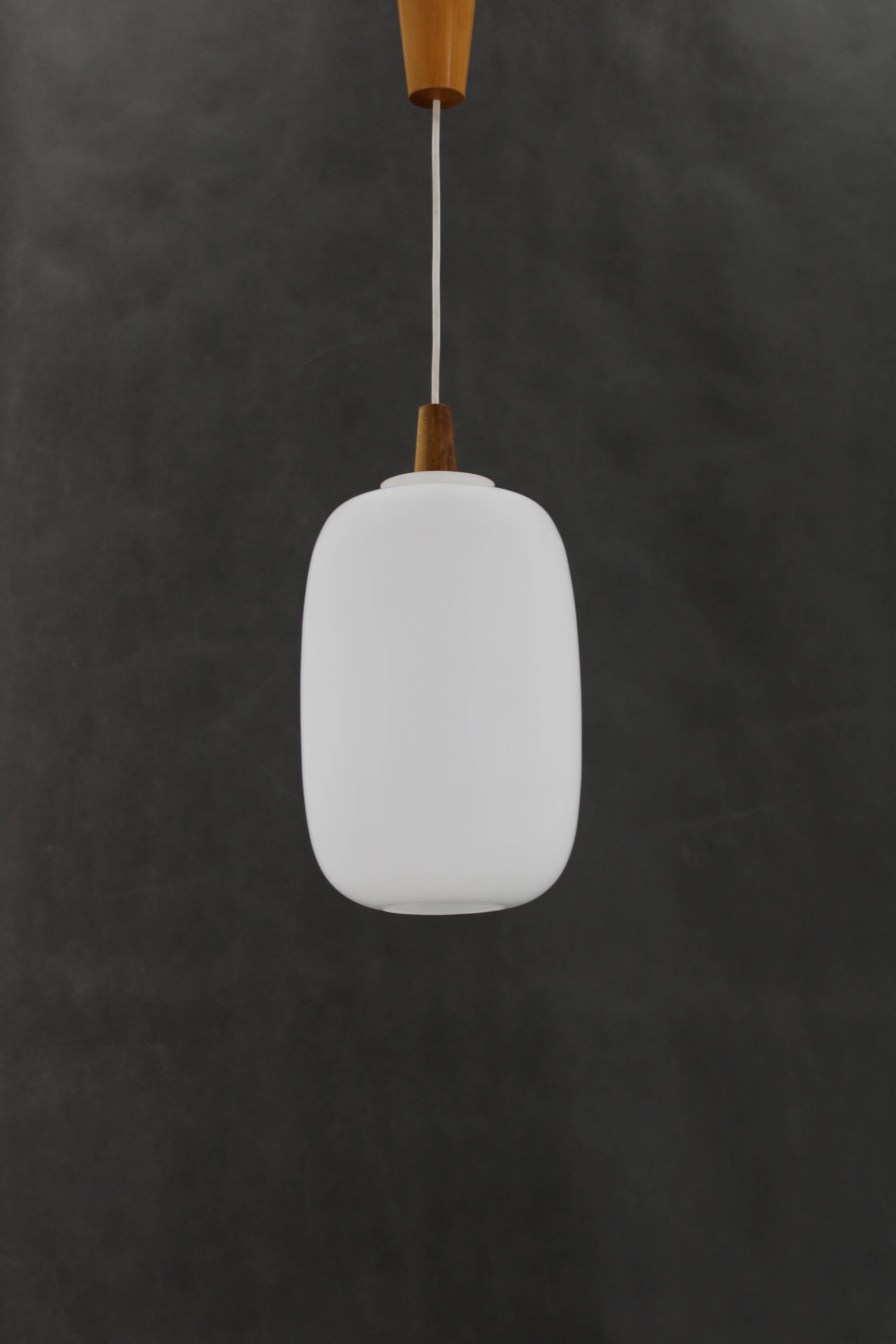 1970s uluv glass pendant, czechoslovakia