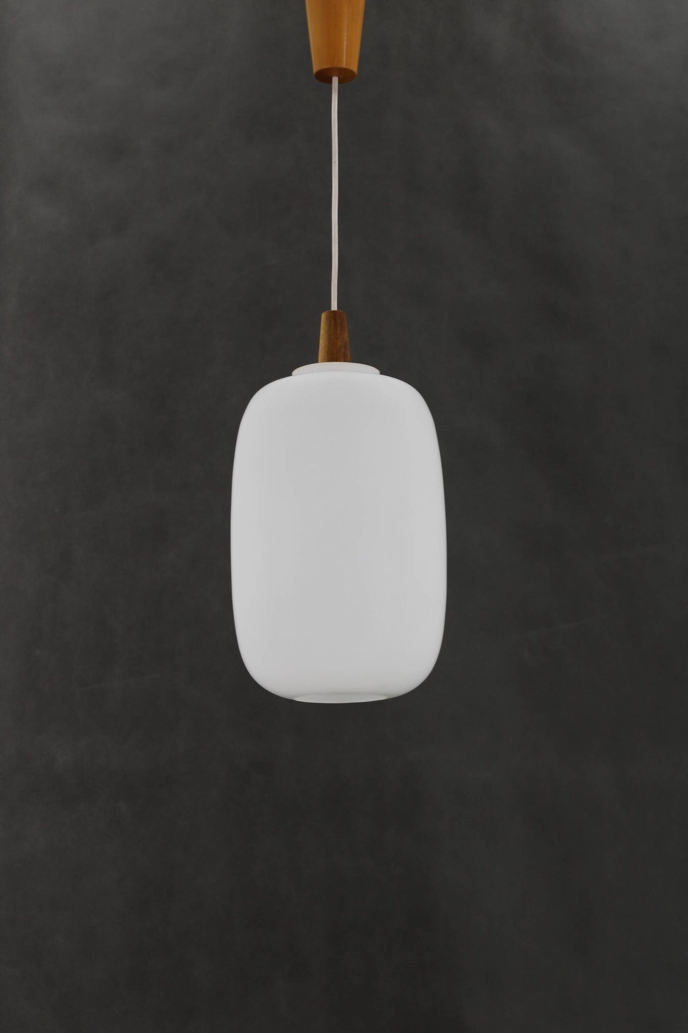 1970s uluv glass pendant, czechoslovakia