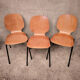 3 chairs of the Fritz Hansen type
