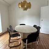 Roche Bobois travertine table