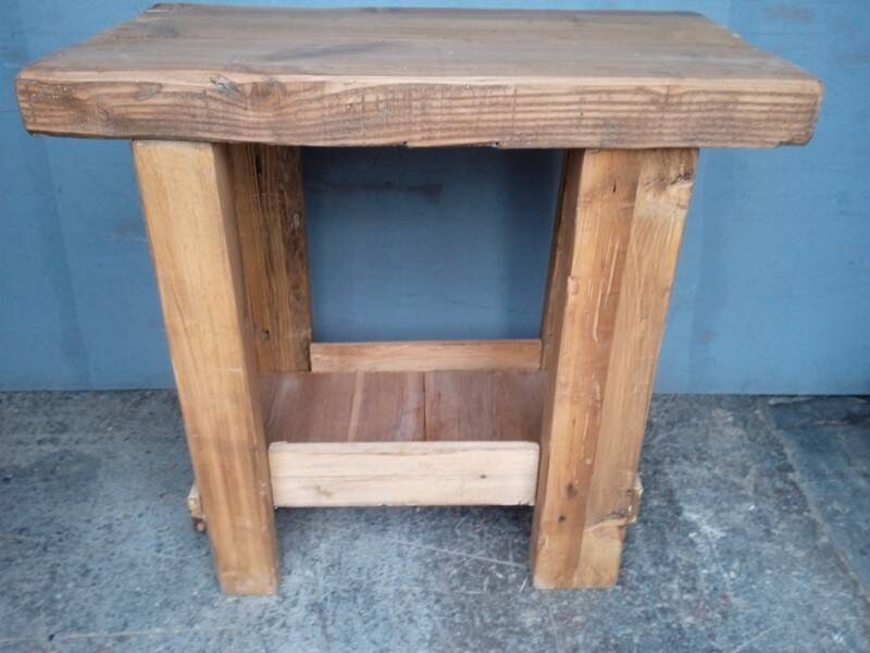 Workbench 90cm old solid wood