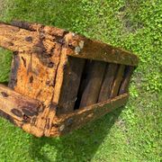 Old bottle rack