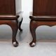 Ensemble de grande table de nuit style Queen Ann.