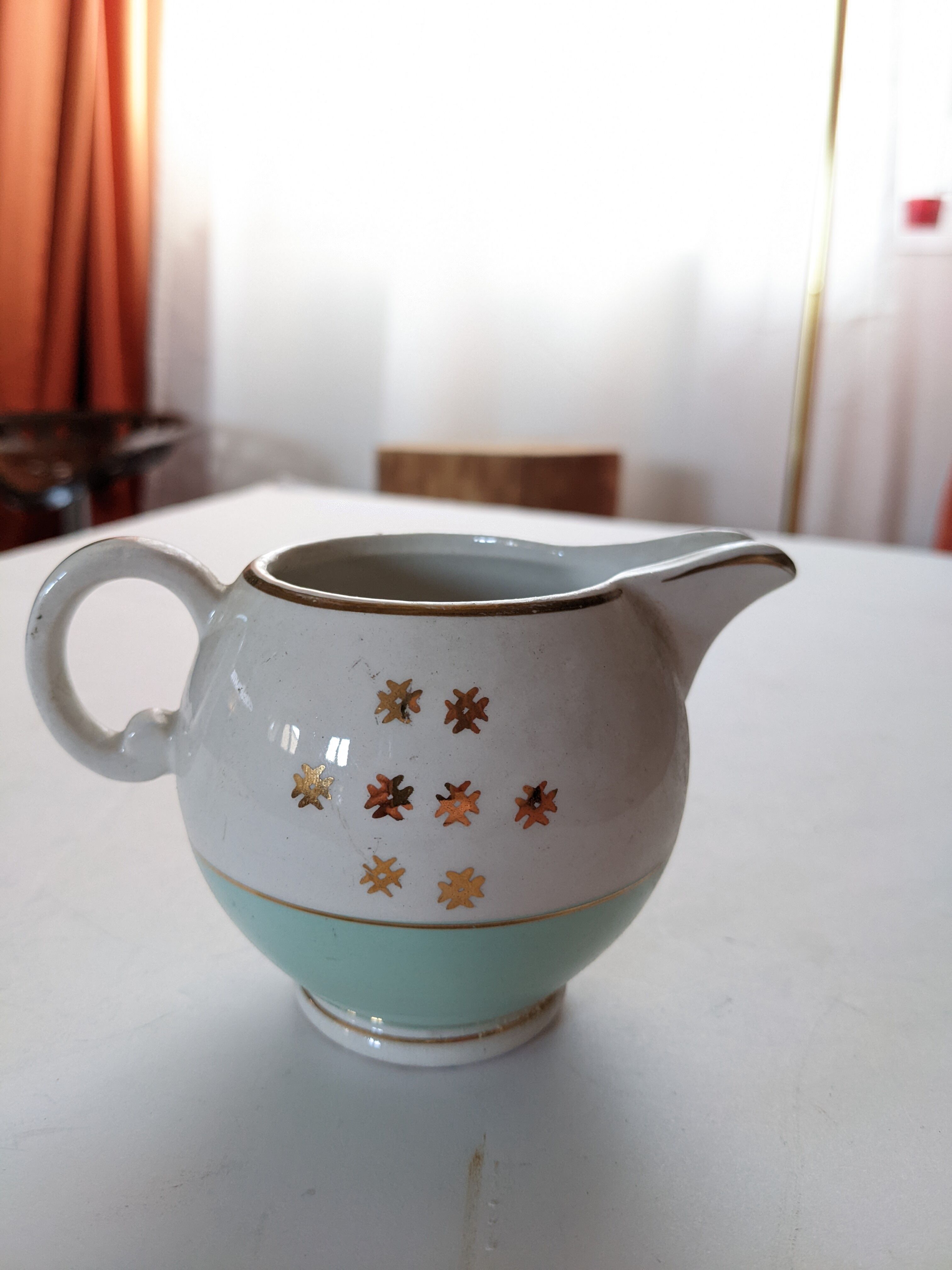 Cream pot with vintage coulis sauce Lunéville