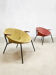 Vintage balloon arm chairs hans olsen lea design