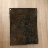 Enamelled plate number 8