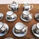 Porcelain tea set soko china temple decor