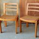 Paire de chaises Baumann cannées, années 70/80