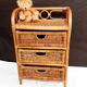 Meuble en rotin vintage