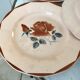 Lot de 6 assiettes plates Digoin Sarreguemines années 30-40