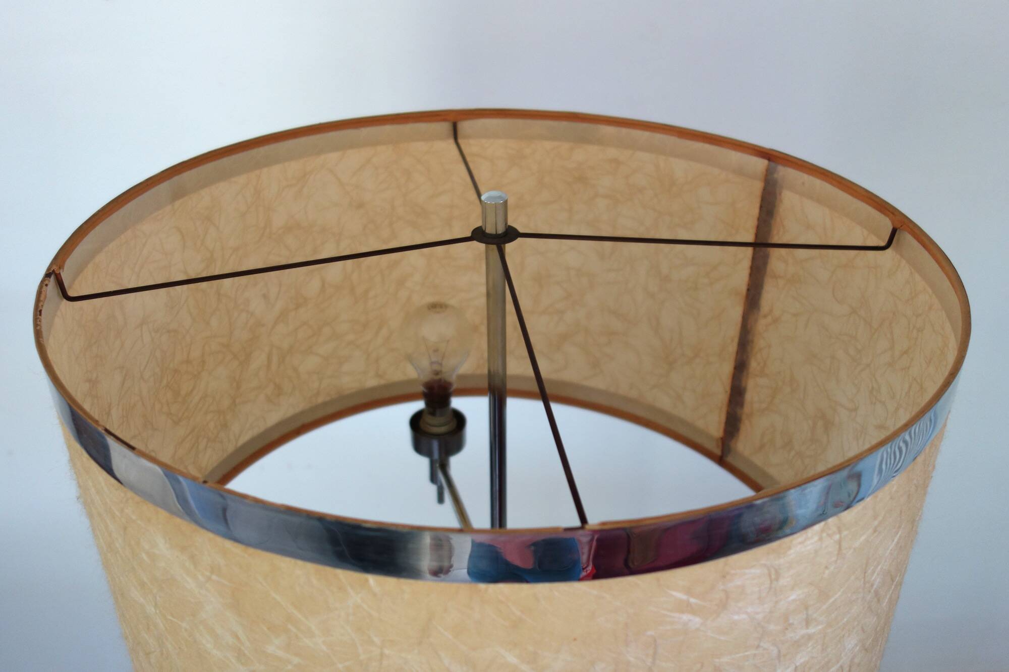 Space age floor lamp with 3 lights from the 70s by DLG Scolari.