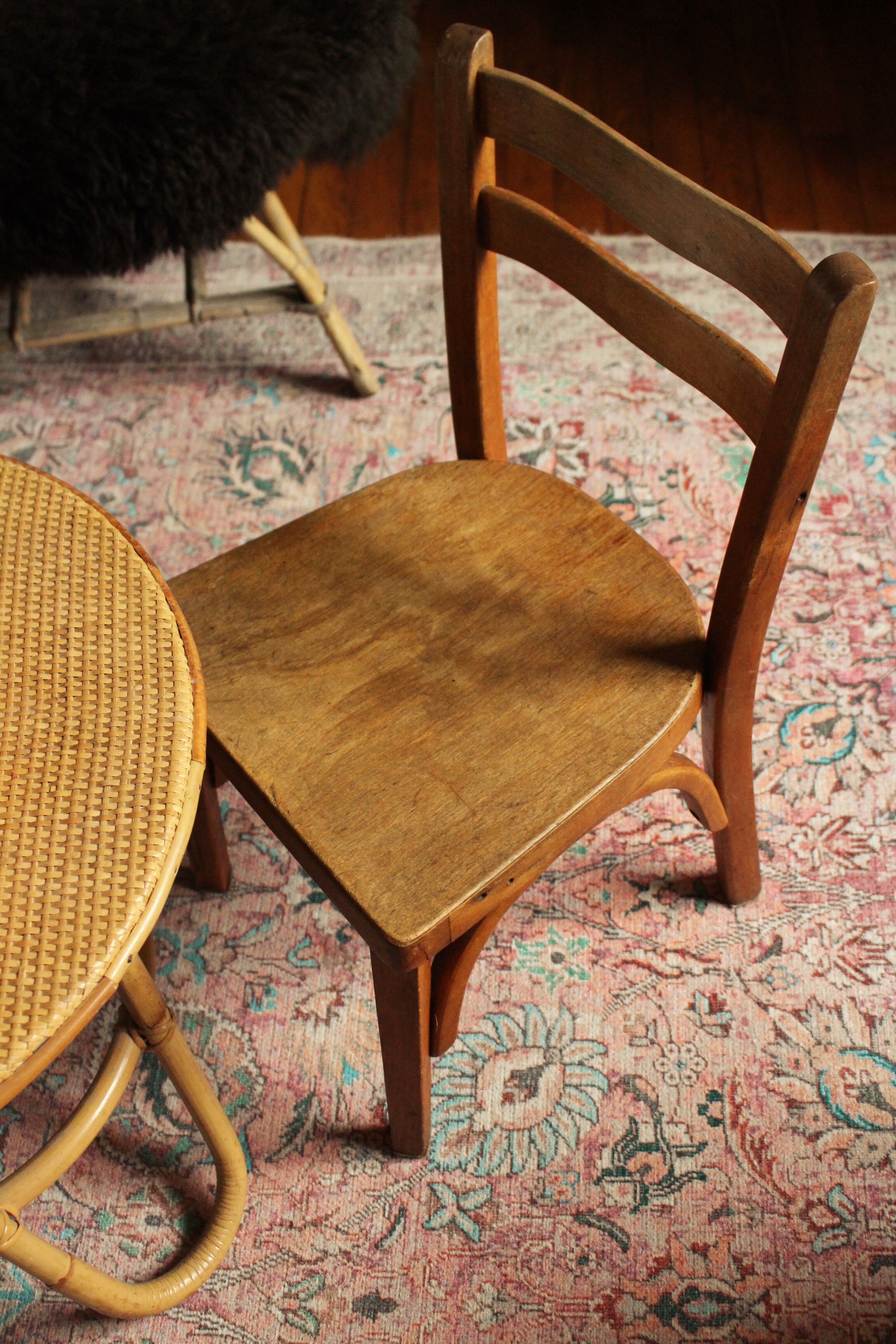 Chair bistro child wood